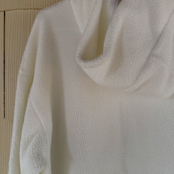 Nike Sherpa Phoenix Fleece Ivory Hoodie - Picture 5 of 5